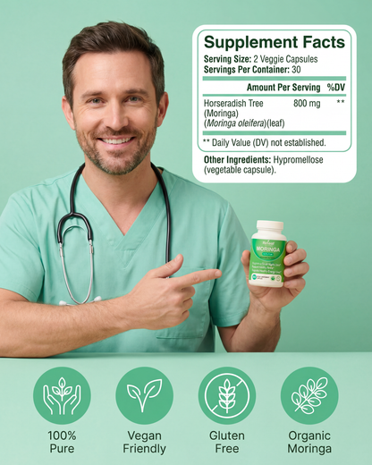 Releaf Nutrition Moringa Capsules